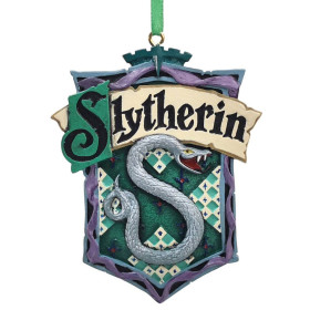 Harry Potter - Ornement sapin en résine moulée Slytherin Crest
