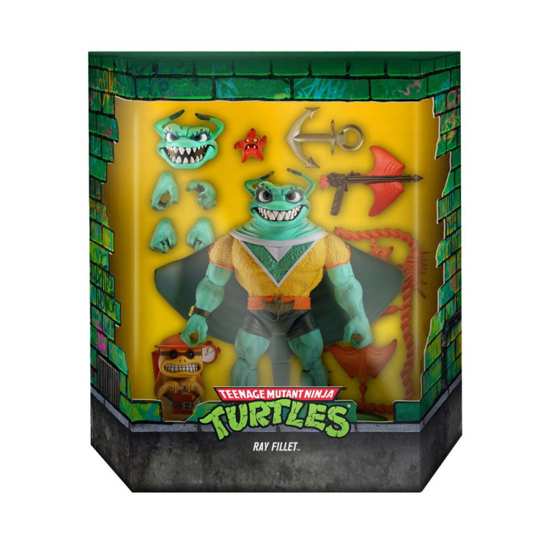 Tortues Ninja - TMNT - Figurine Ultimates Ray Fillet 18 cm