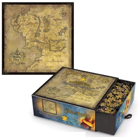 Lord of the Rings - Puzzle Carte Middle-earth (1000 pièces)