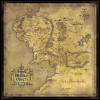 Lord of the Rings - Puzzle Carte Middle-earth (1000 pièces)