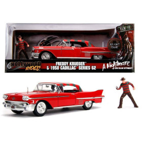 Nightmare on Elm Street - 1/24 1958 Cadillac with Diecast Freddy Krueger