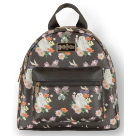 Harry Potter - Mini sac à dos Floral Hedwige (noir)