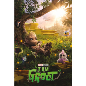 Marvel - Grand poster Groot Chill Time (61 x 91,5 cm)