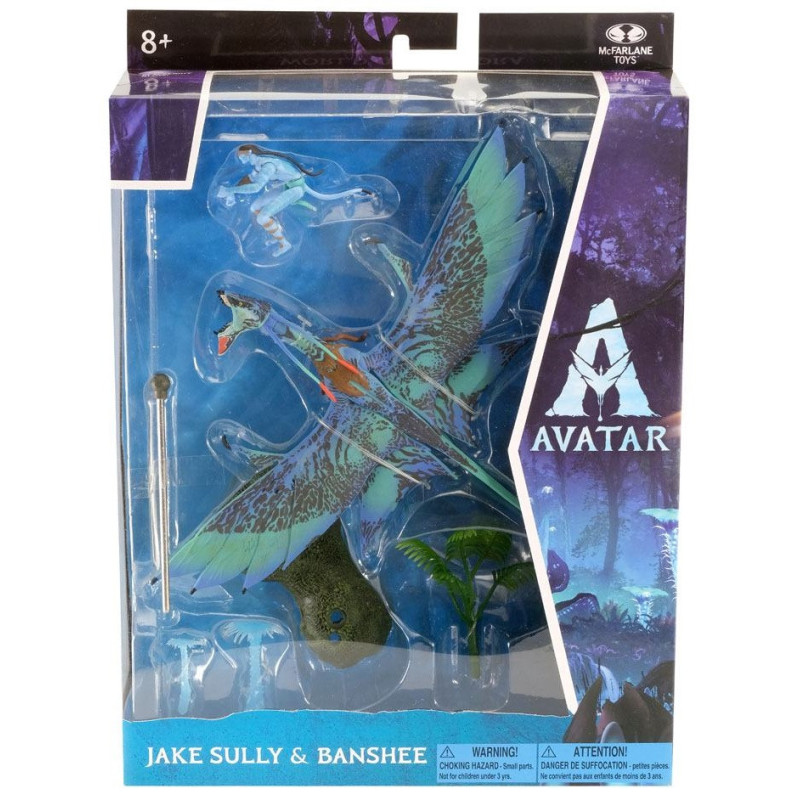 Avatar - Figurine Deluxe Large Jake Sully & Banshee