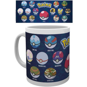 Pokemon - mug 320 ml Pokeballs