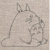 Mon Voisin Totoro - Carnet de croquis toilé Totoro
