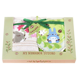 Mon voisin Totoro - Boîte cadeau 3 serviettes Soleil de la forêt
