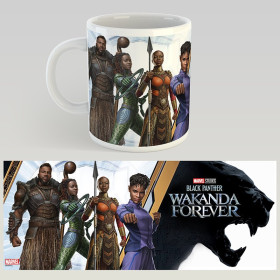 Marvel : Black Panther Wakanda Forever - Mug Groupe