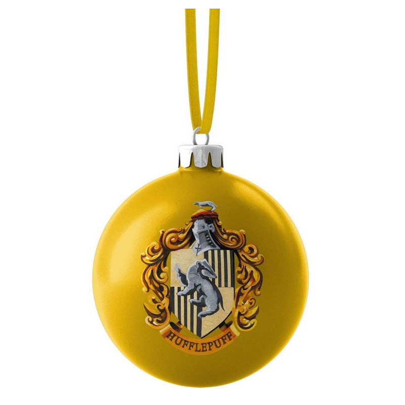 Harry Potter - Boule à sapin Hufflepuff