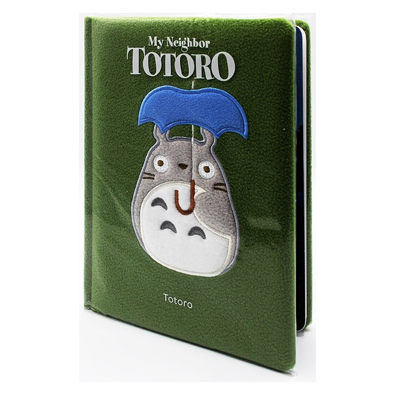 Mon Voisin Totoro - Carnet feutrine Totoro parapluie