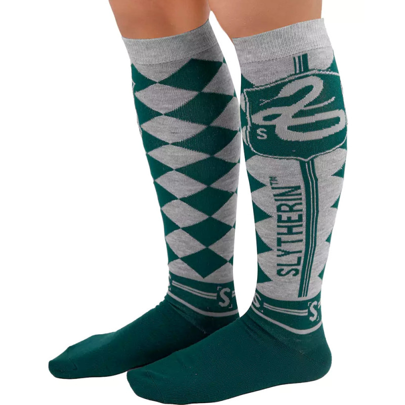 Harry Potter - Lot de 3 paires de chaussettes hautes Slytherin