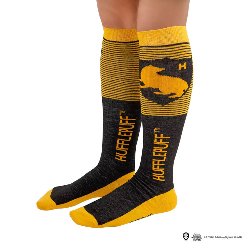 Harry Potter - Lot de 3 paires de chaussettes hautes Hufflepuff