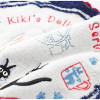 Kiki la petite Sorcière - Serviette Rayures Jiji 25 x 25 cm