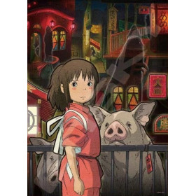 Spirited Away (Chihiro) - Puzzle Art Crystal vitrail 500 pièces Beyond The Tunnel