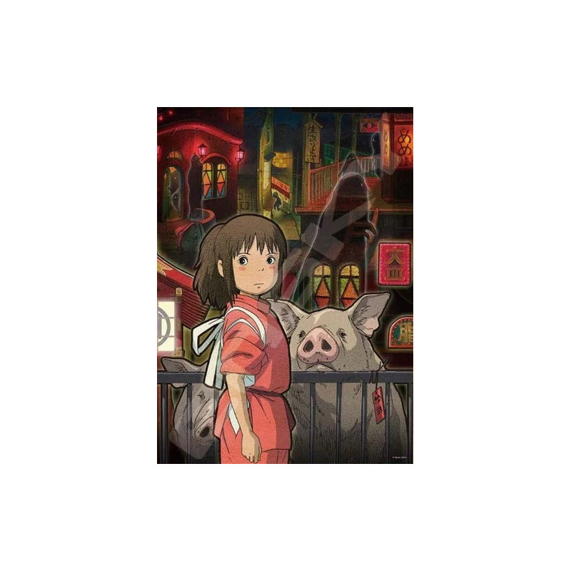 Spirited Away (Chihiro) - Puzzle Art Crystal vitrail 500 pièces Beyond The Tunnel