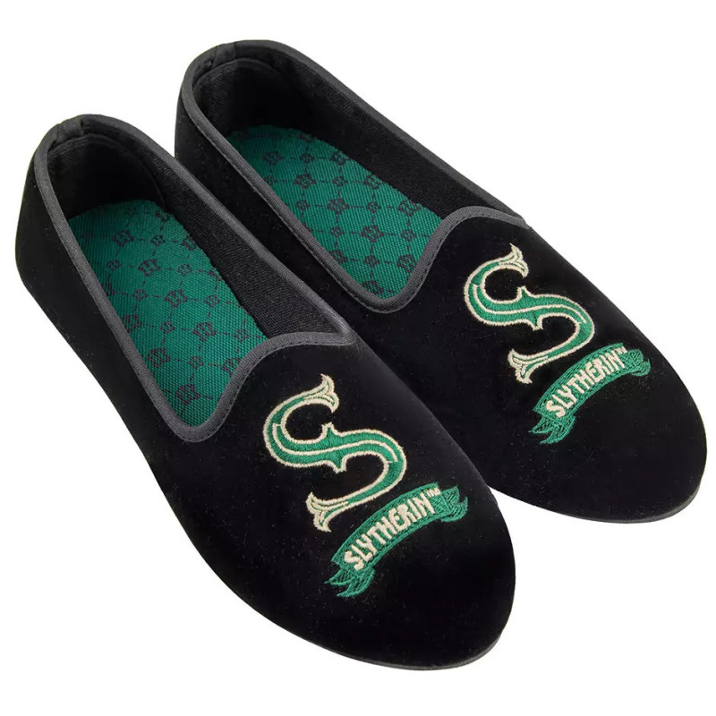 Harry Potter - Chaussons pantoufles deluxe Slytherin 37-38