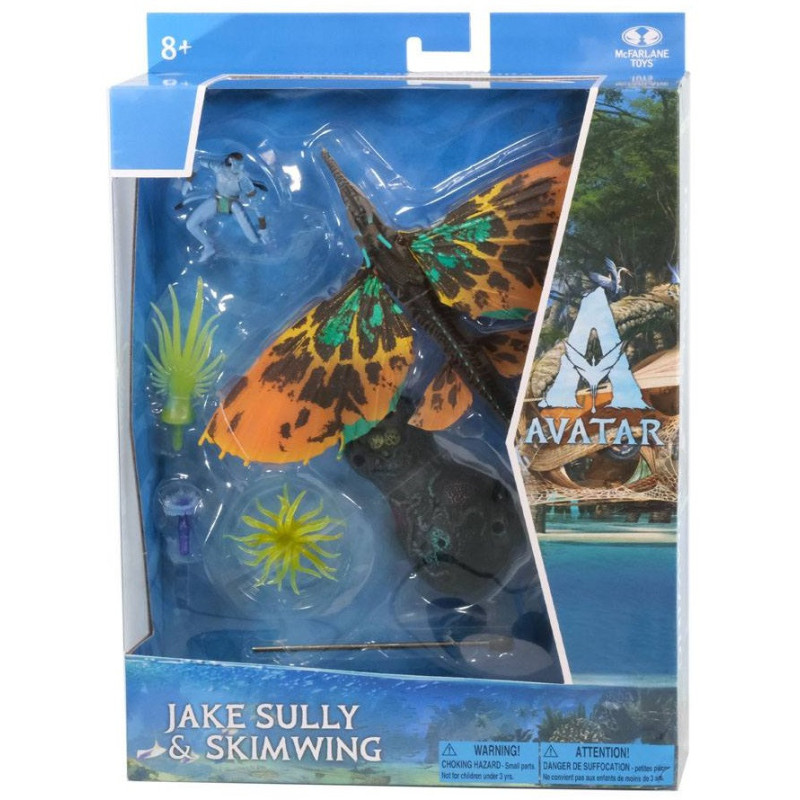 Avatar : The Way of Water - Figurines Deluxe Large Jake Sully & Skimwing