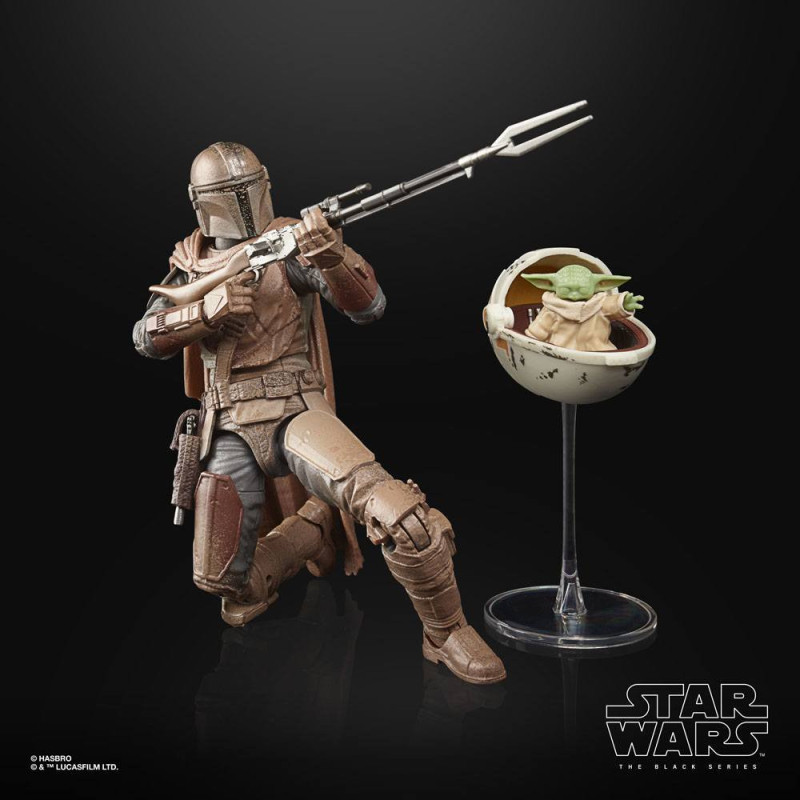 Star Wars - Black Series Figurine The Mandalorian & Grogu (Arvala-7) 15 cm