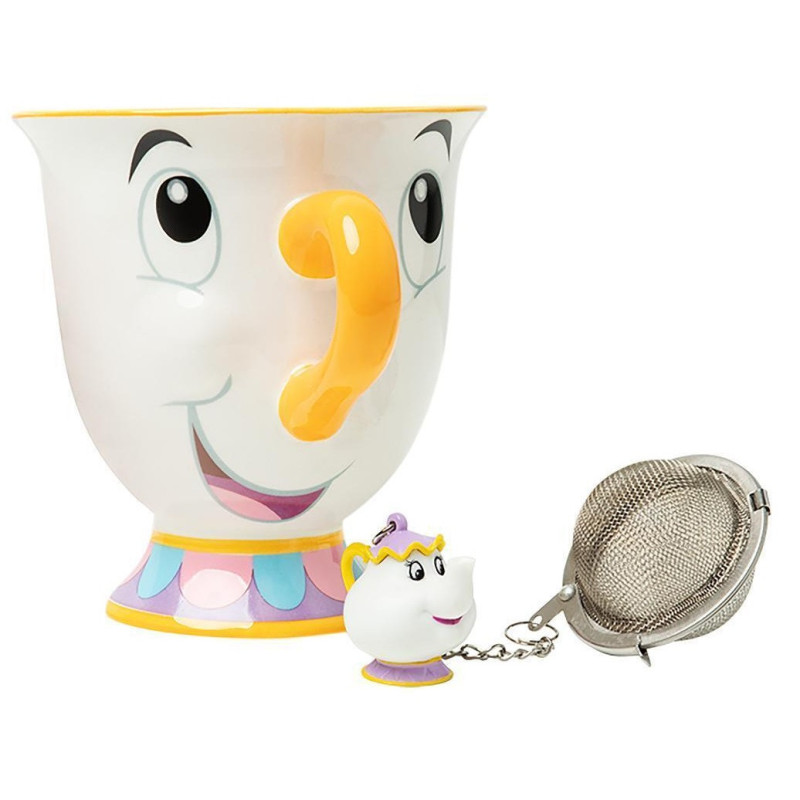 Disney : La Belle & la Bête - Mug Chip + Boule à thé Mrs Potts