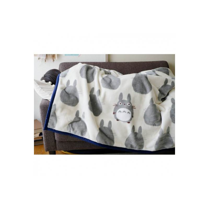 Mon Voisin Totoro - Plaid couverture Silhouette 100 x 140 cm