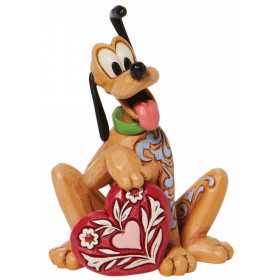 Disney - Traditions - Figurine mini Pluto Love