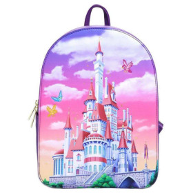 Disney : La Belle & la Bête - Mini sac à dos Snap Flap Beauty Beast Castle