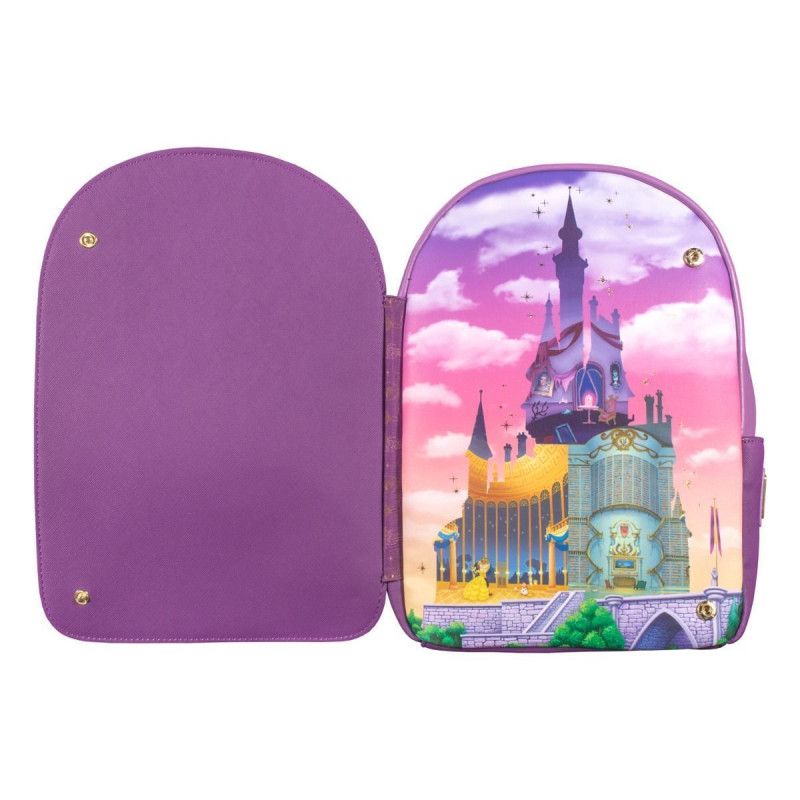 Disney : La Belle & la Bête - Mini sac à dos Snap Flap Beauty Beast Castle