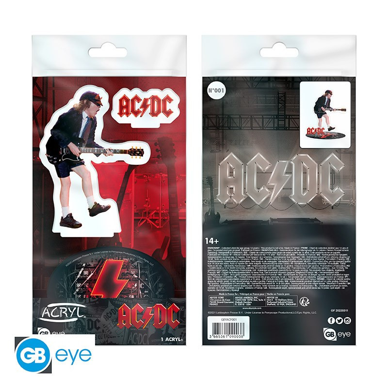 AC/DC - Figurine Acryl plate à assembler Angus Young