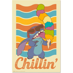 Disney : Lilo & Stitch - Grand poster Chillin' (61 x 91,5 cm)