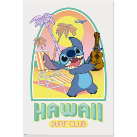 Disney : Lilo & Stitch - Grand poster Hawaii Surf Club (61 x 91,5 cm)