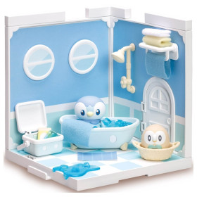 Pokemon - Diorama Poke Peace House : Tiplouf & Brindibou Salle de bain