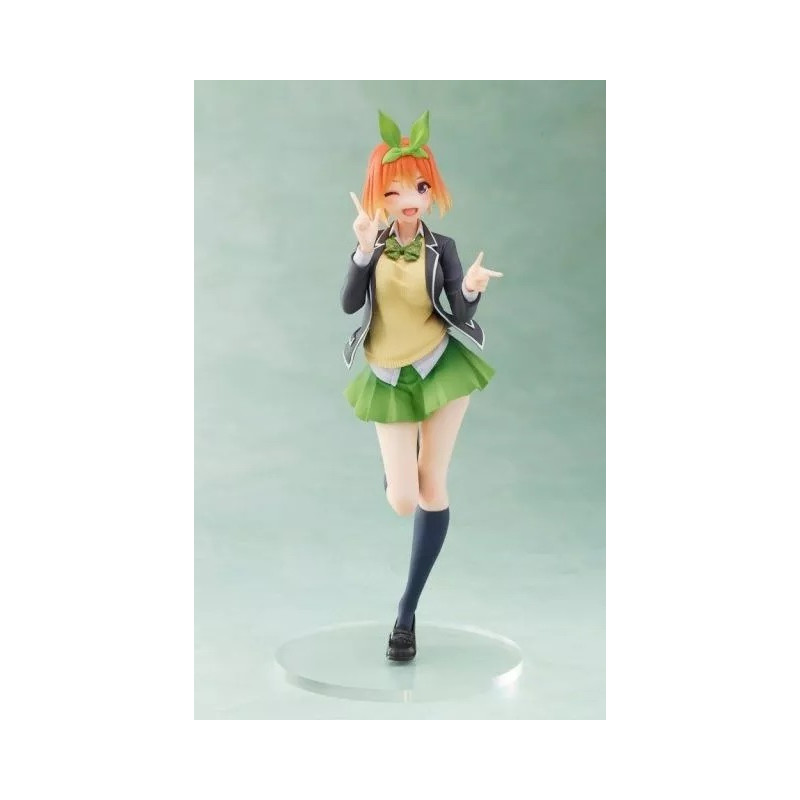 The Quintessential Quintuplets - Figurine Yotsuba Nakano Uniform Ver. Renewal Edition BOITE OUVERTE