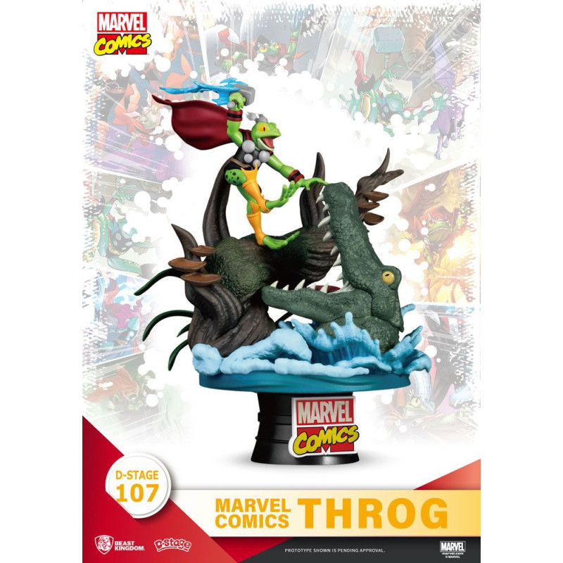 Marvel - Figurine diorama D-Stage Throg 17 cm