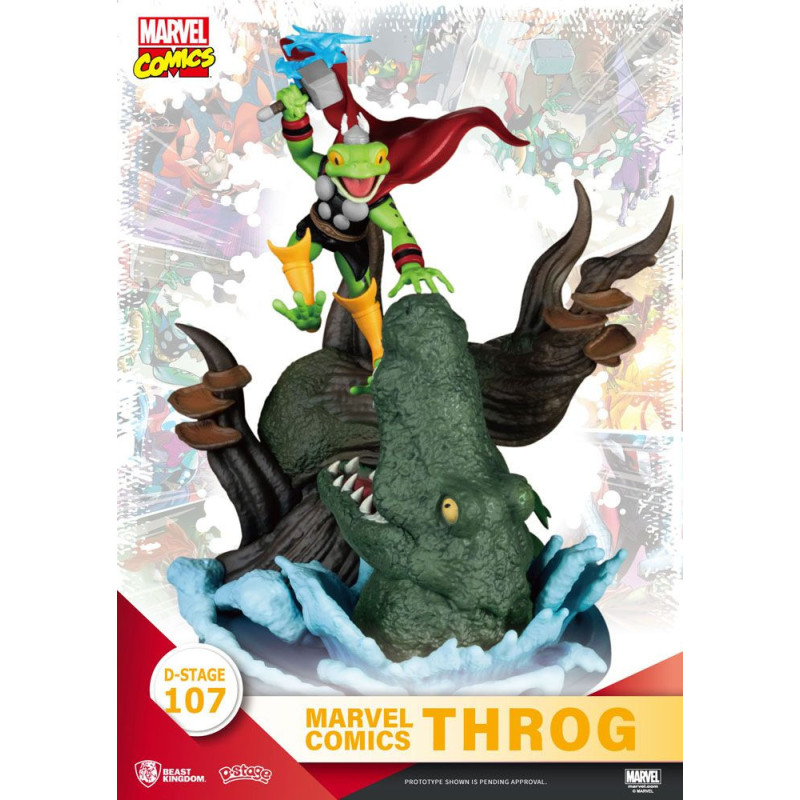 Marvel - Figurine diorama D-Stage Throg 17 cm