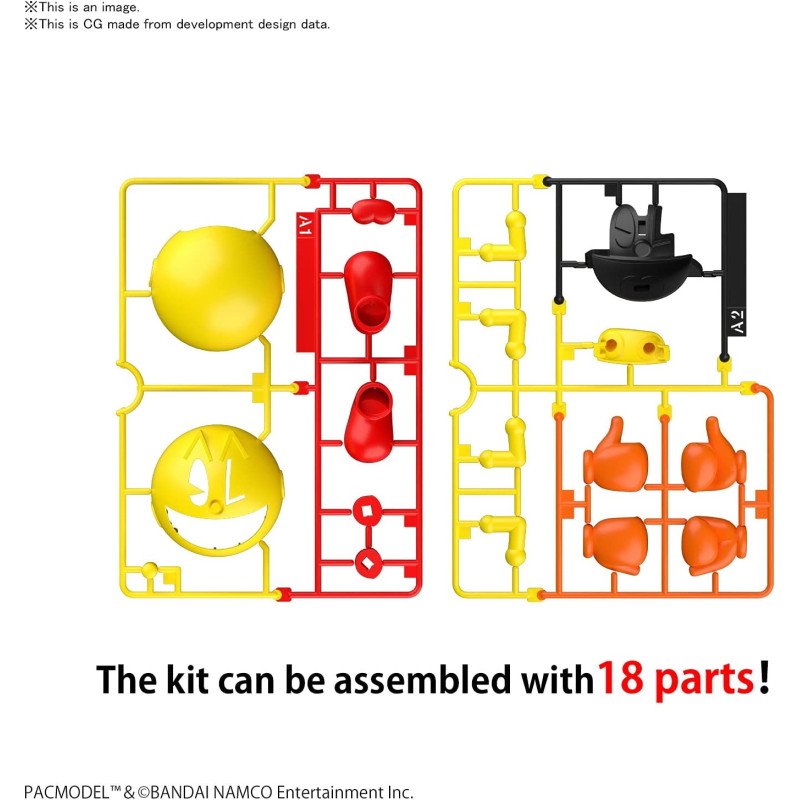 Pac-Man - Maquette Entry Grade Pacmodel 7 cm