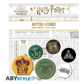 Harry Potter - set de 6 badges