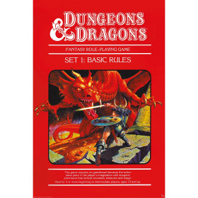 Dungeons and Dragons - Grand poster Basic Rules (61 x 91,5 cm)
