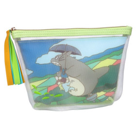 Mon Voisin Totoro - Pochette transparente brodée