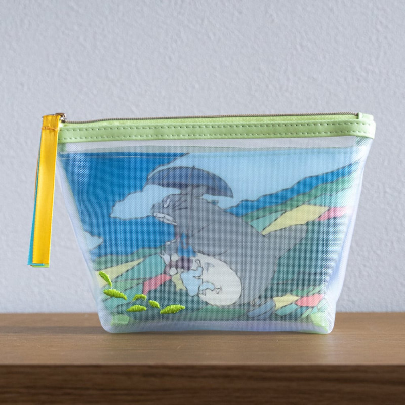 Mon Voisin Totoro - Pochette transparente brodée