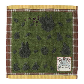 Mon voisin Totoro - Serviette vert automne 25 x 25 cm