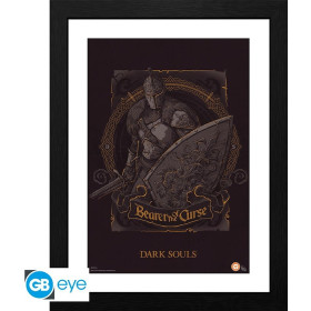 Dark Souls - poster encadré Bearer of the Curse 30 x 40 cm