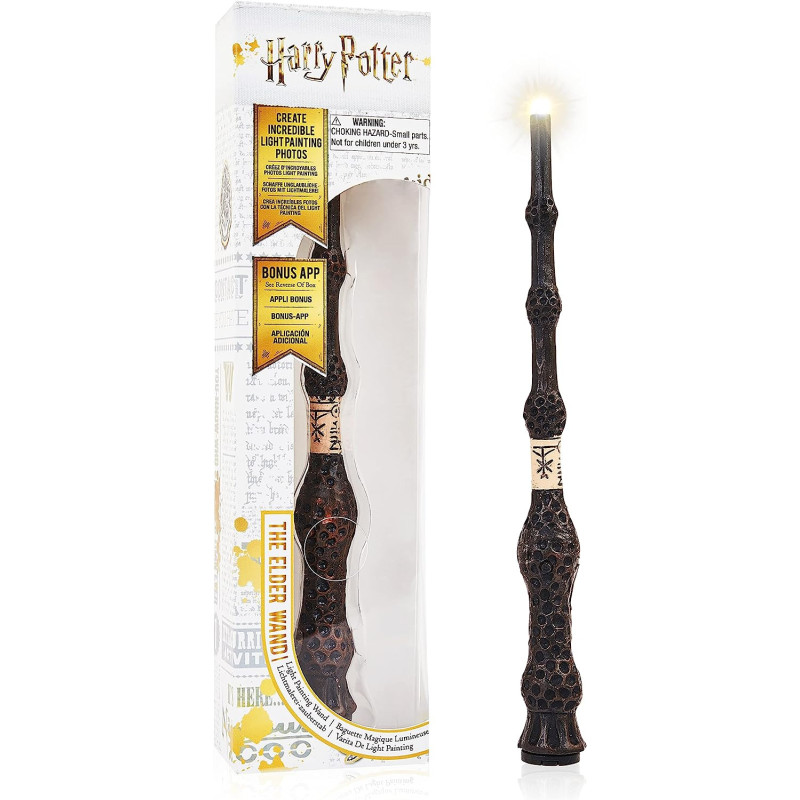 Harry Potter - Baguette lumineuse Lumos The Elder (18 cm) - Imagin'ères