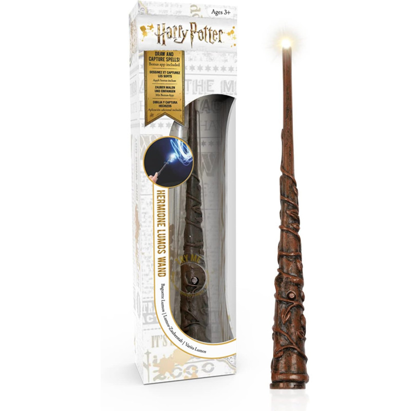 Harry Potter Hermion Dumbledore Baguette de tir de flamme réelle Cadeaux de  feu réel