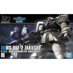 Gundam - HGUC 1/144 MS-06F-2 Zaku II Type F2 (E.F.F. Ver.)