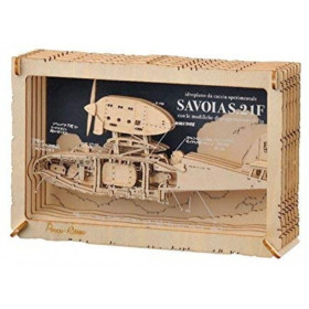 Porco Rosso - Théâtre de papier Effet Bois Savoia