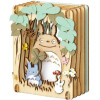 Mon Voisin Totoro - Théâtre de papier Effet Bois Dondoko