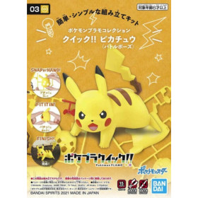 Pokemon - Model kit Collection Quick!! n°03 : Pikachu Battle Pose