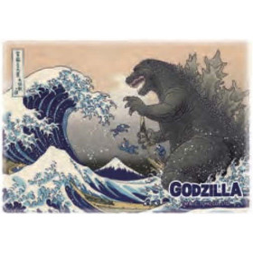 Godzilla - Aimant Thirty-six Views of Mount Fuji