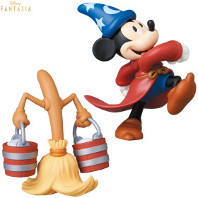 Disney : Fantasia - Figurines Medicom UDF Mickey Mouse & Broom
