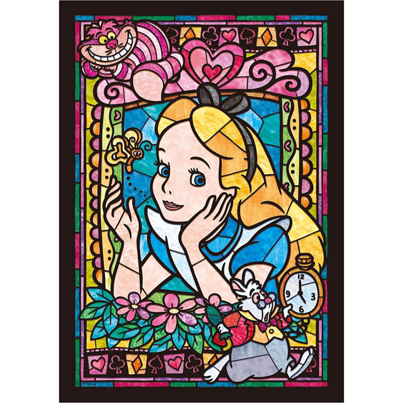 Disney : Alice au Pays des Merveilles - Puzzle vitrail 266 pièces